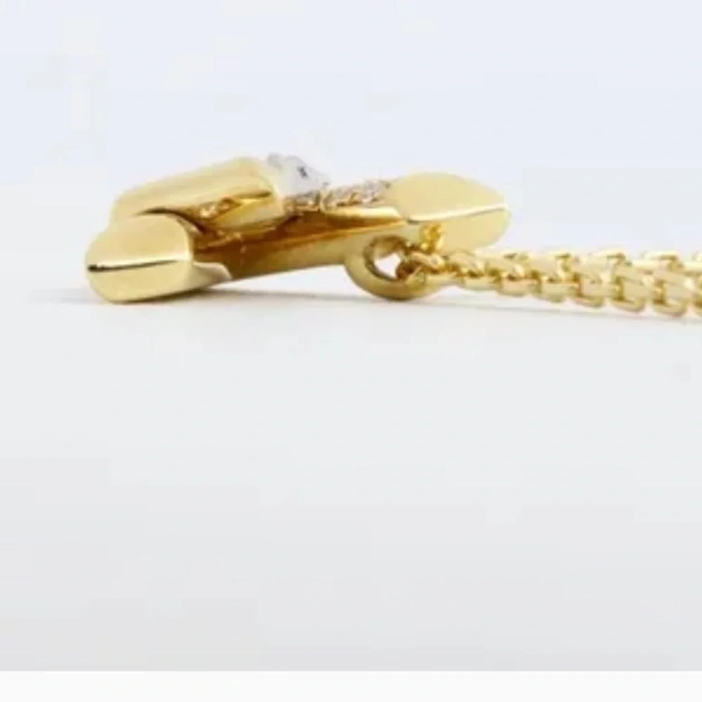 Louis Vuitton LV Volt 750 Gold and Diamond One Pendant Necklace - Picture 6 of 11